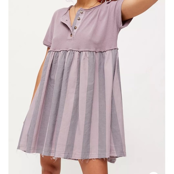 BDG Margo Henley Striped Dress - Picture 1 of 6